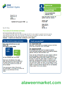 SSE Energy utility business bill,  SCR
